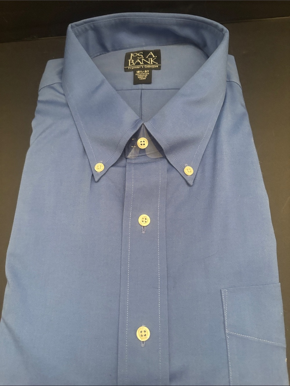 Jos. A. Bank Blue Button-Down Dress Shirt. Men’s 18.5. NEW